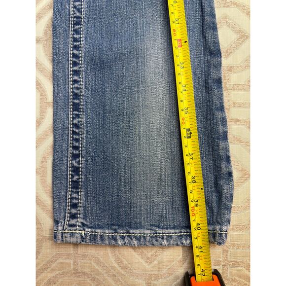 MISS ME Women's Standard Boot Bling Jeweled Jeans Distressed Medium Wash Size 29 - Picture 5 of 10